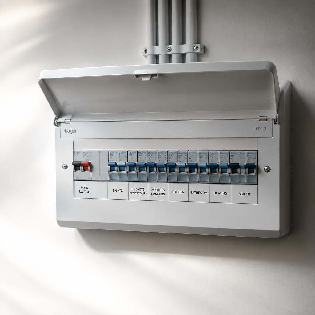 Modern electrical distribution board